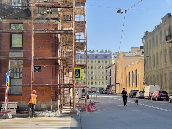В доме по адресу: Заячий пер. 6/18 стартовал капитальный ремонт фасадов